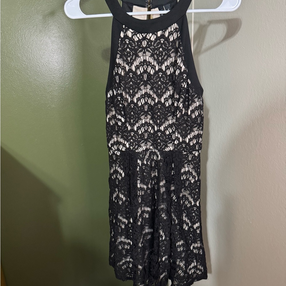 Speechless Black Lace Dress